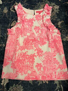 Lilly Pulitzer Sleeveless Ruffle Top